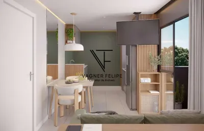 Apartamento studio 01 quarto - 36,00 m² privativos - bom jesus.
