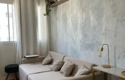 Apartamento de 2 dormitórios, 45 metros em interlagos