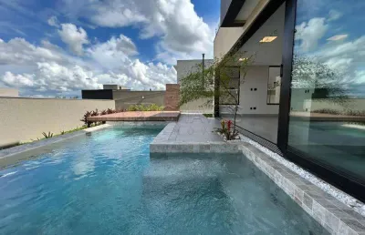 Casa condomínio 4 suítes à venda no condomínio quinta dos ventos, 272 m²,  vila do golf, zona sul de ribeirão preto