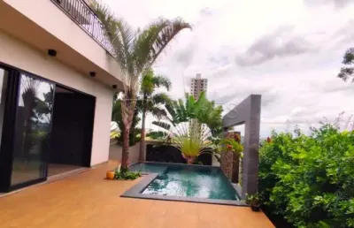 Casa condomínio 3 suítes à venda no condomínio terras de florença, 393,67 m¹, vila do golf, zona sul de ribeirão preto