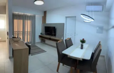 Apartamento mobiliado de 1 quarto para alugar no edifício apogeo,40 m², jardim sumaré zona sul de ribeirão preto