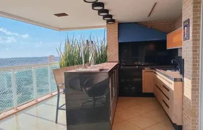 Apartamento de 3 suítes mobiliado para venda e locação no edifício doppio spazio, 239,77 m², bairro jardim botânico, zona sul de ribeirão preto