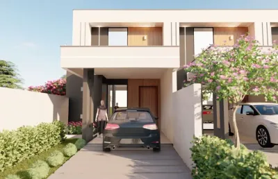 Casa duplex com 3 quartos no bairro de  emaús em parnamirim rn