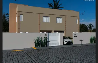 Duplex com 02 quartos em cajupiranga, parnamirim rn