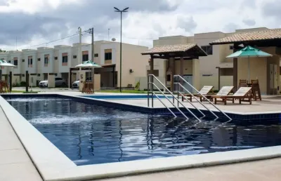 Casas duplex com 65m², 02 quartos em condomínio fechado, liberdade em parnamirim rn