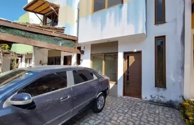 Casa duplex com 02 quartos em condomínio fechado no planalto, natal rn