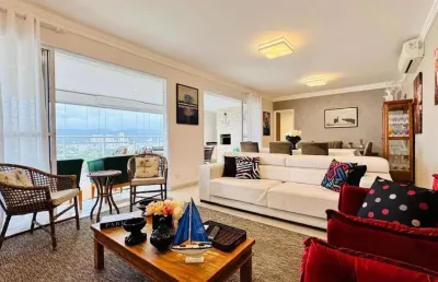 Apartamento para venda em guarujá, mar e céu, 3 dormitórios, 3 suítes, 5 banheiros, 2 vagas