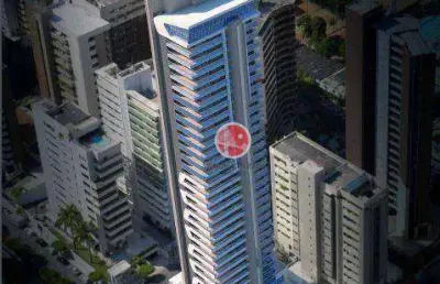 Apartamento com 4 dormitórios à venda, 242 m² por r$ 3.745.000,00 - meireles - fortaleza/ce