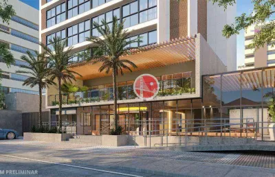 Apartamento com 1 dormitório à venda, 25 m² por r$ 393.000,00 - aldeota - fortaleza/ce