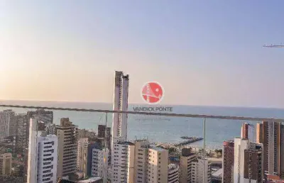Apartamento com 4 dormitórios à venda, 231 m² por r$ 3.700.000,00 - meireles - fortaleza/ce