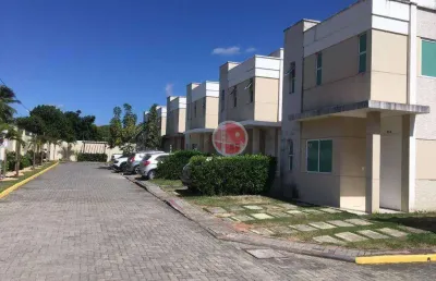 Oportunidade! casa duplex nascente no eusébio com 3 suítes em condomínio completo