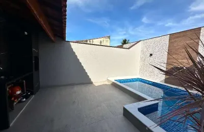 Casa com 2 quartos à venda no balneário campos eliseos, itanhaém , 130 m2 por r$ 389.900