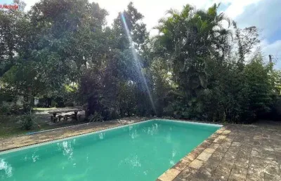 Chácara com piscina à venda no bairro umuarama, itanhaém: terreno de 1.000m²