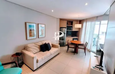 Flat com 1 quarto à venda na Avenida Marechal Floriano Peixoto, 01, Pompéia, Santos