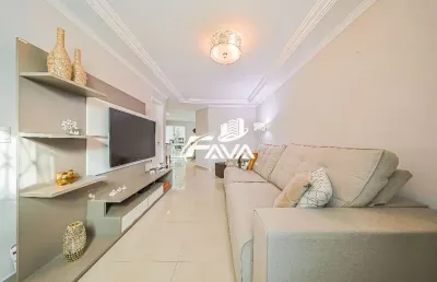 Sobrado trilex, 3 quartos, 1 suíte, 2 vagas de garagem, portão - curitiba - pr
