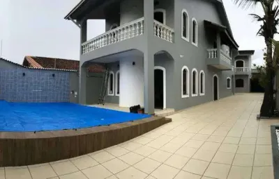 Sobrado com 6 quartos na primeira quadra da praia - mongaguá - sp