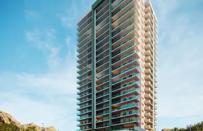 Apto em construção 2 e 3 dormitórios no centro da cidade e frente para o mar