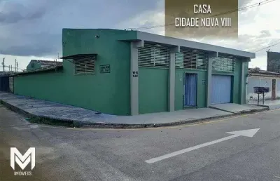 Casa com 3 dormitórios à venda - cidade nova 8 - ananindeua/pa