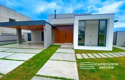 Casa em condomínio a venda no ecopark bourbon em caçapava
