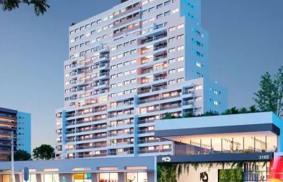 Apartamento com 1 dormitório à venda, 34 m² por r$ 378.000,00 - água verde - curitiba/pr