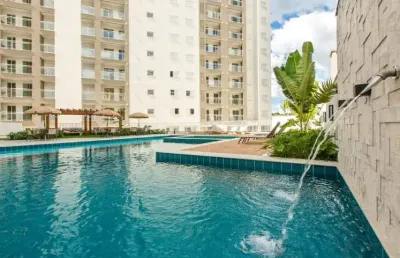H.o.m.e. singular apartamento com 2 dormitórios e 2 vagas cobertas terceiro andar lago usf