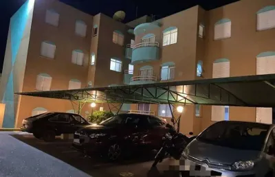 Colinas da mantiqueira apartamento mobiliado com 2 dormitórios, 1 vaga,  térreo