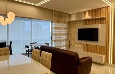 Cond. concept -mobiliado, 4 quartos sendo 2 suítes, varanda gourmet com cortina de vidro....