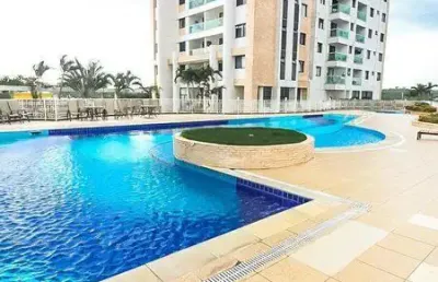 Cond. acquarelle – nascente, 2 quartos sedo 1 suíte, varanda.