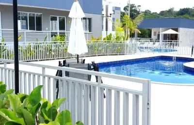 Alugo apartamento com 2 quartos com varanda e vaga de garagem – smart tarumã – av. do turismo