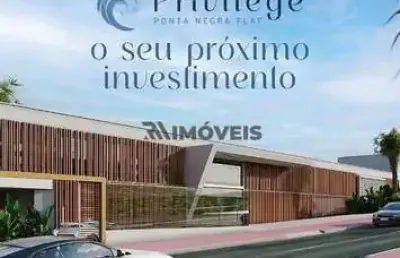 Flat à venda, condomínio privilege -  ponta negra, natal, rn