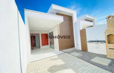 Casa nova à venda, com 2 quartos sento um suíte- nova esperança, parnamirim, rn