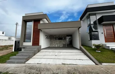 Casa à venda, com 3/4 sendo 2 suites - ecoville 2  cajupiranga, parnamirim, rn