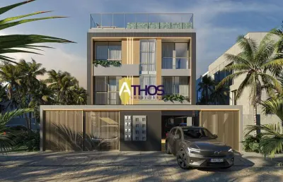 Apartamento com área externa em bessa, joão pessoa/pb