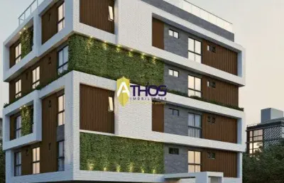 Apartamento flat com área externa em altiplano cabo branco, joão pessoa/pb