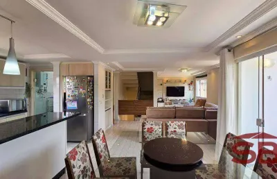 Casa de condomínio para venda em santa cândida de 207.00m² com 4 quartos, 4 suites e 3 garagens