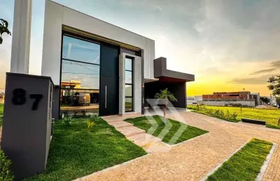 Casa de condomínio para venda em jardim maria izabel de 190.00m² com 3 quartos, 3 suites e 2 garagens