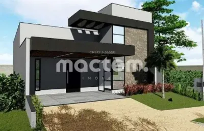 Casa de condomínio para venda em recreio anhangüera de 157.00m² com 3 quartos, 3 suites e 4 garagens