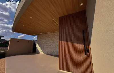 Casa de condomínio para venda em loteamento real sul de 164.00m² com 3 quartos, 3 suites e 4 garagens