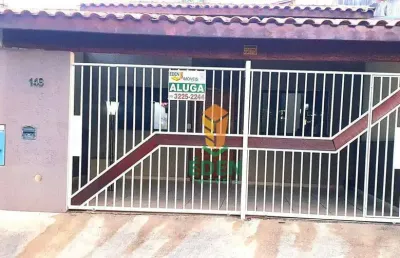 Casa para alugar em jardim eden ville de 110.00m² com 3 quartos, 1 suite e 2 garagens