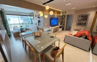 Apartamento para venda em dezoito do forte empresarial/alphaville. de 105.00m² com 3 quartos, 3 suites e 2 garagens