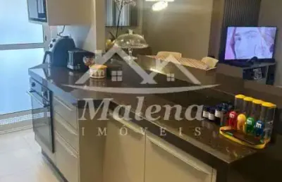Apartamento para venda em tamboré de 82.00m² com 2 quartos, 1 suite e 2 garagens