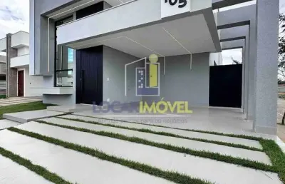 Casa de condomínio para venda em primavera de 161.00m² com 3 quartos, 3 suites e 2 garagens
