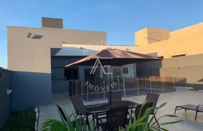 Sobrado para venda em bonfim paulista de 207.00m² com 3 quartos, 3 suites e 4 garagens