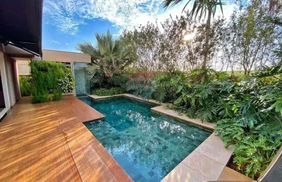 Casa de condomínio para venda em residencial e empresarial alphaville de 376.00m² com 4 quartos, 4 suites e 4 garagens