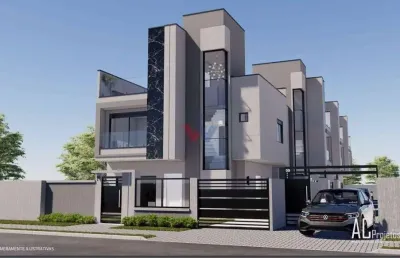 Sobrado para venda em novo mundo de 127000.00m² com 3 quartos, 1 suite e 2 garagens