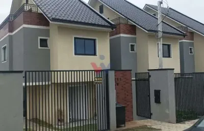 Sobrado para venda em xaxim de 107.00m² com 3 quartos, 1 suite e 3 garagens