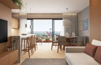 Apartamento para venda em novo mundo de 66.00m² com 2 quartos e 1 garagem