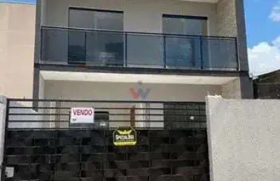 Sobrado para venda em iguaçu de 132.00m² com 3 quartos e 2 garagens