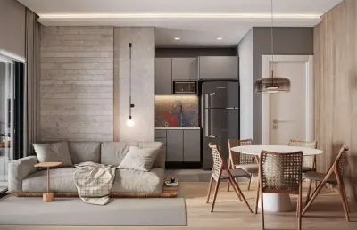 Apartamento para venda em tingui de 57.00m² com 2 quartos e 1 garagem