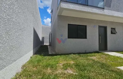 Sobrado para venda em boqueirão de 126.00m² com 3 quartos, 1 suite e 2 garagens